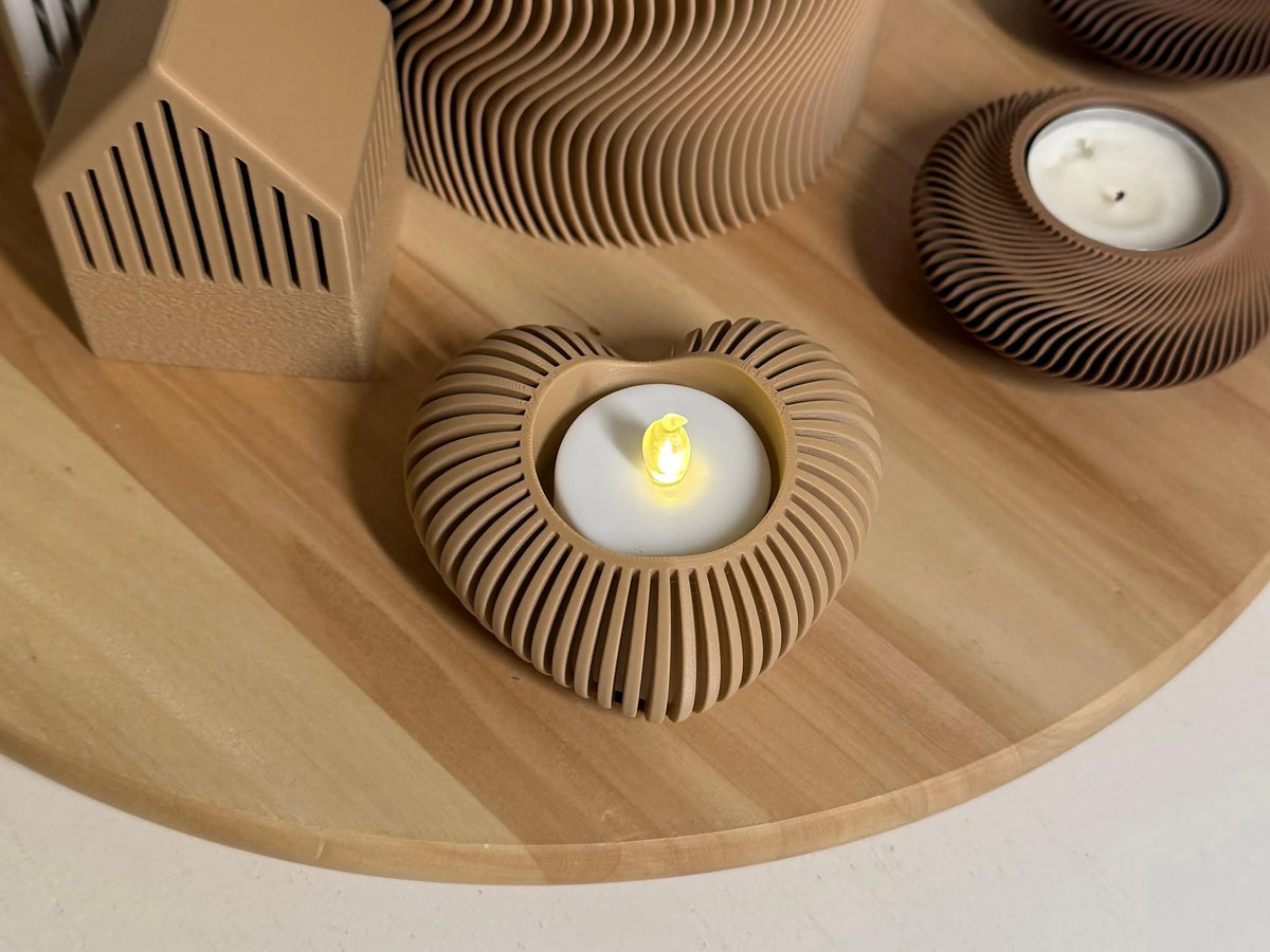 Amora – Hjerte Telysholder